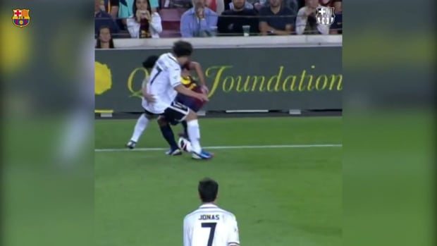 When Xavi did the same nutmeg as Pedri